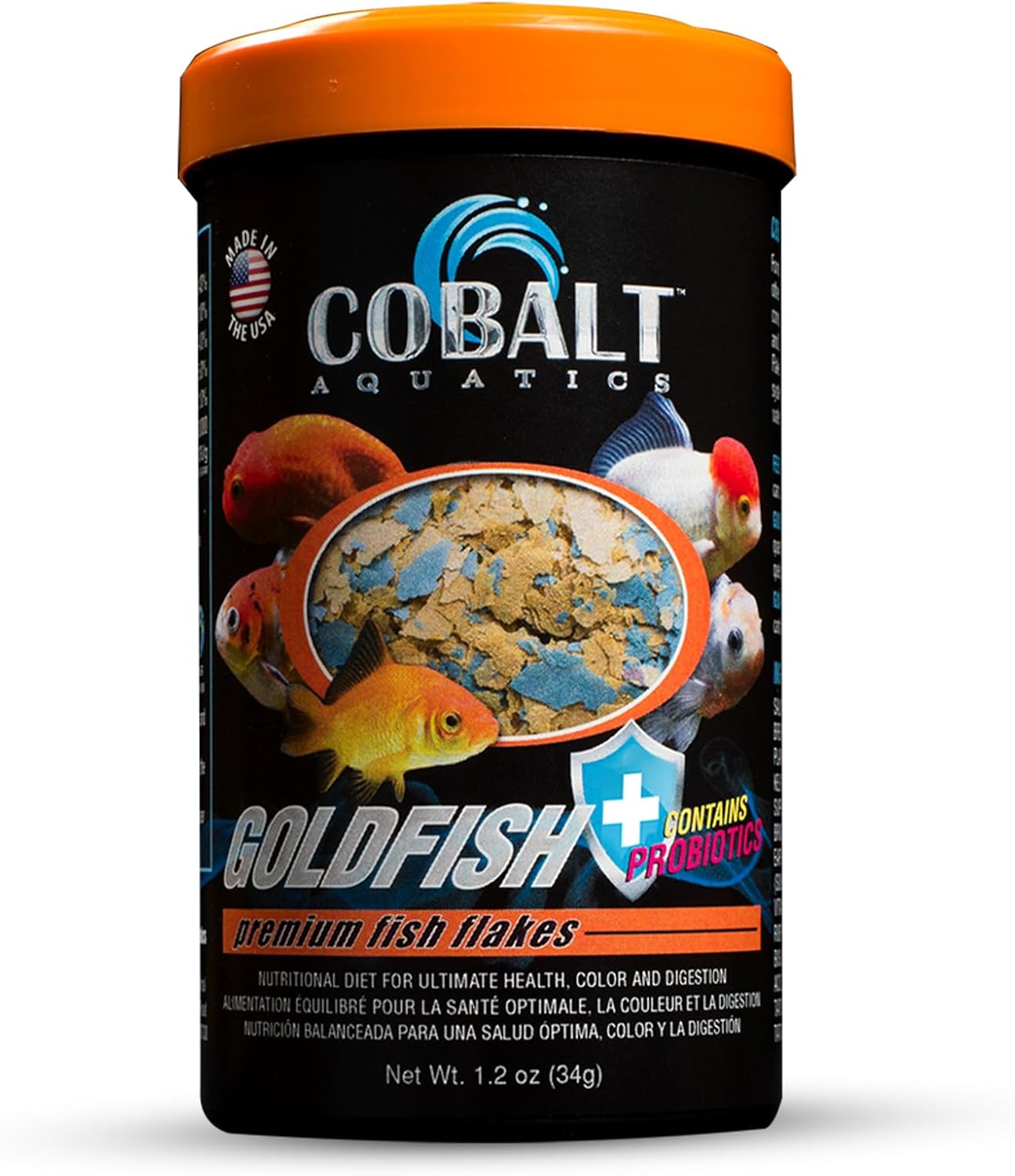 Cobalt Aquatics Goldfish Flakes, 1.2 oz - Premium Fish Food Balanced For Beautiful Color & Consistent Growth - For a Healthy Digestive & Immune System 1 718C9GZDimL. AC SL1500 - supfishing.co.uk