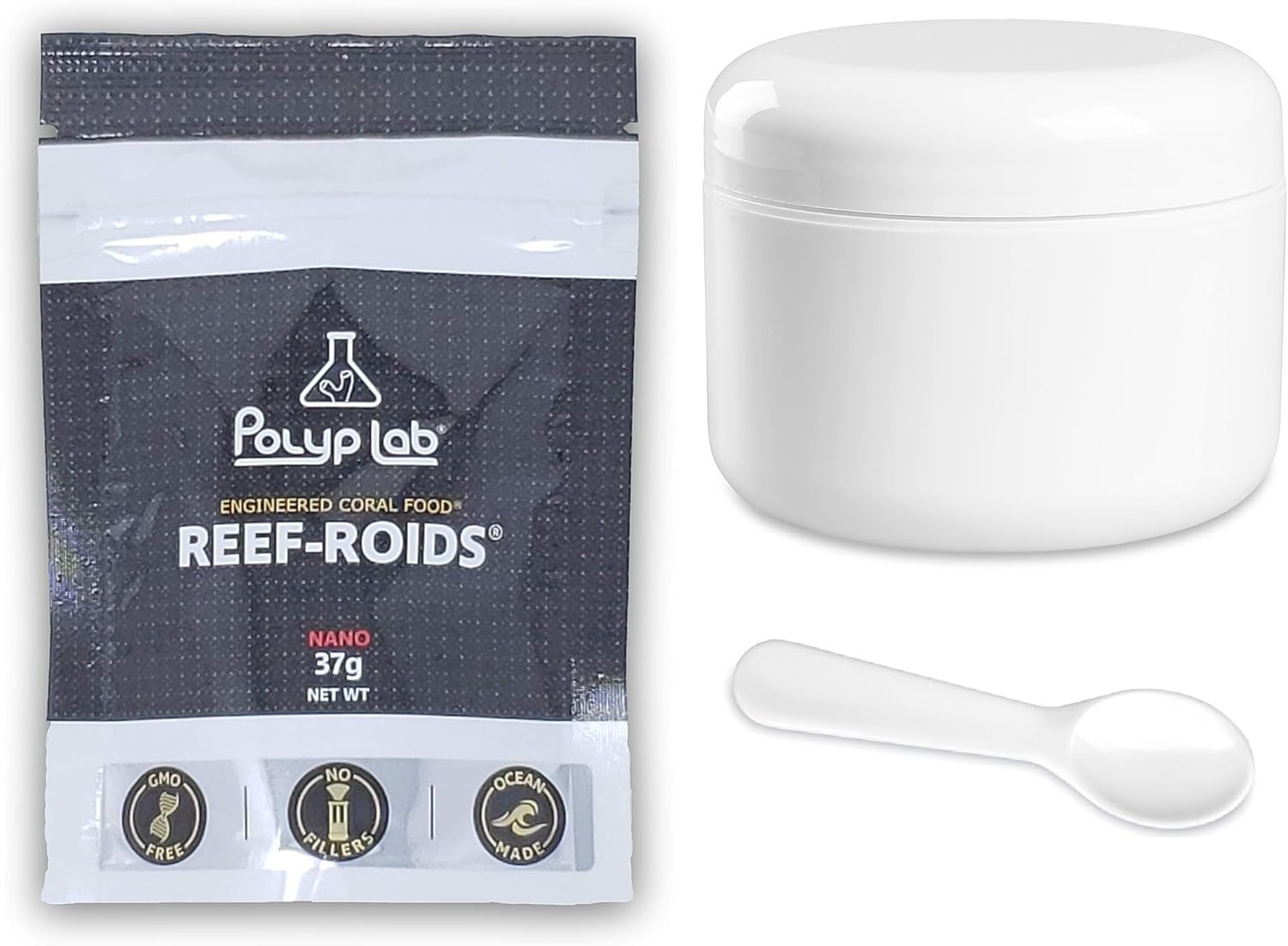 Polyplab Reef-Roids Polyp-Booster Spoon Jar Bundle Reefroids Coral Fish Food (37G reefroid + JAR + Spoon) 1 71XohTUK8bL. AC SL1500 - supfishing.co.uk
