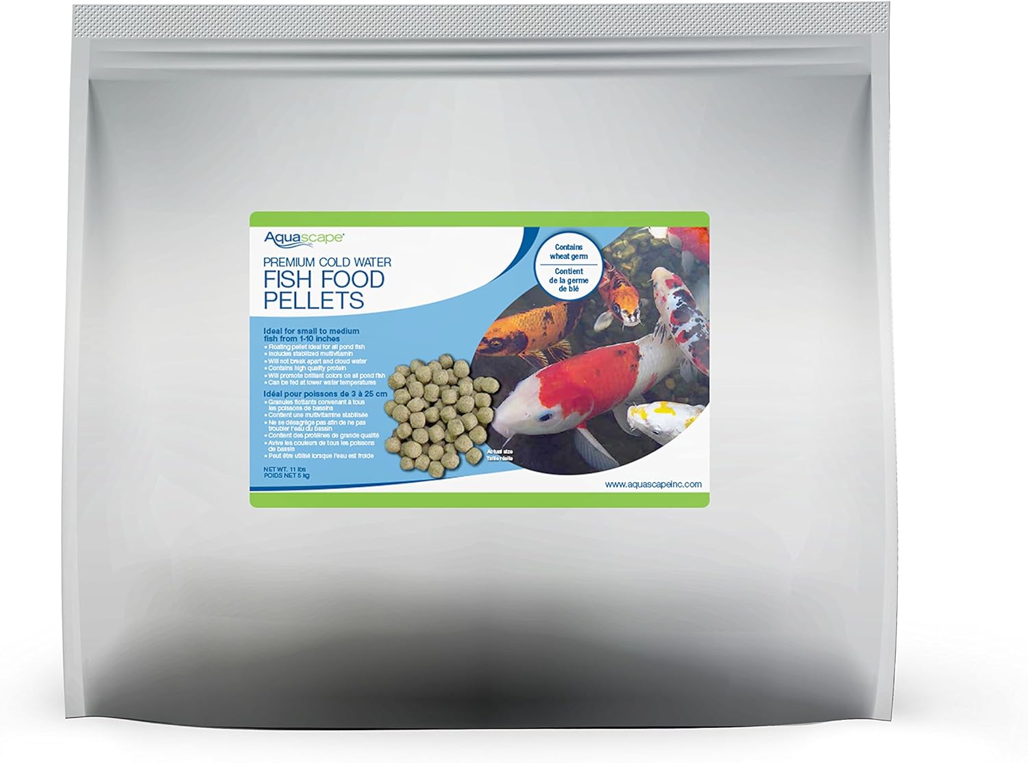 Aquascape Premium Cold Water Fish Food Pellets for Small to Medium Koi & Pond Fish, Small Pellet, 2.25 pounds | 98871 6 81j347Ak1JL. AC SL1500 - supfishing.co.uk