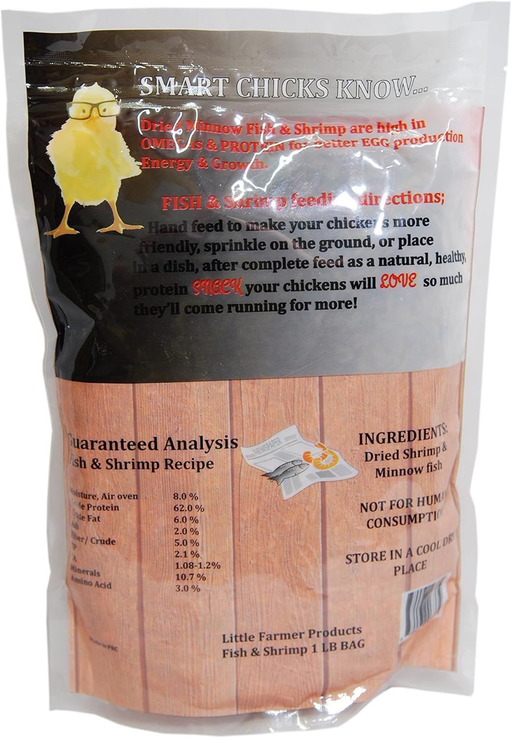 Fish & Shrimp | Dried River Shrimp & Minnow Fish | Omega 3, Calcium, Protein Packed | Premium Poultry Chicken Duck Treat (1) 2 81lq0FzEFLL. AC SL1500 - supfishing.co.uk