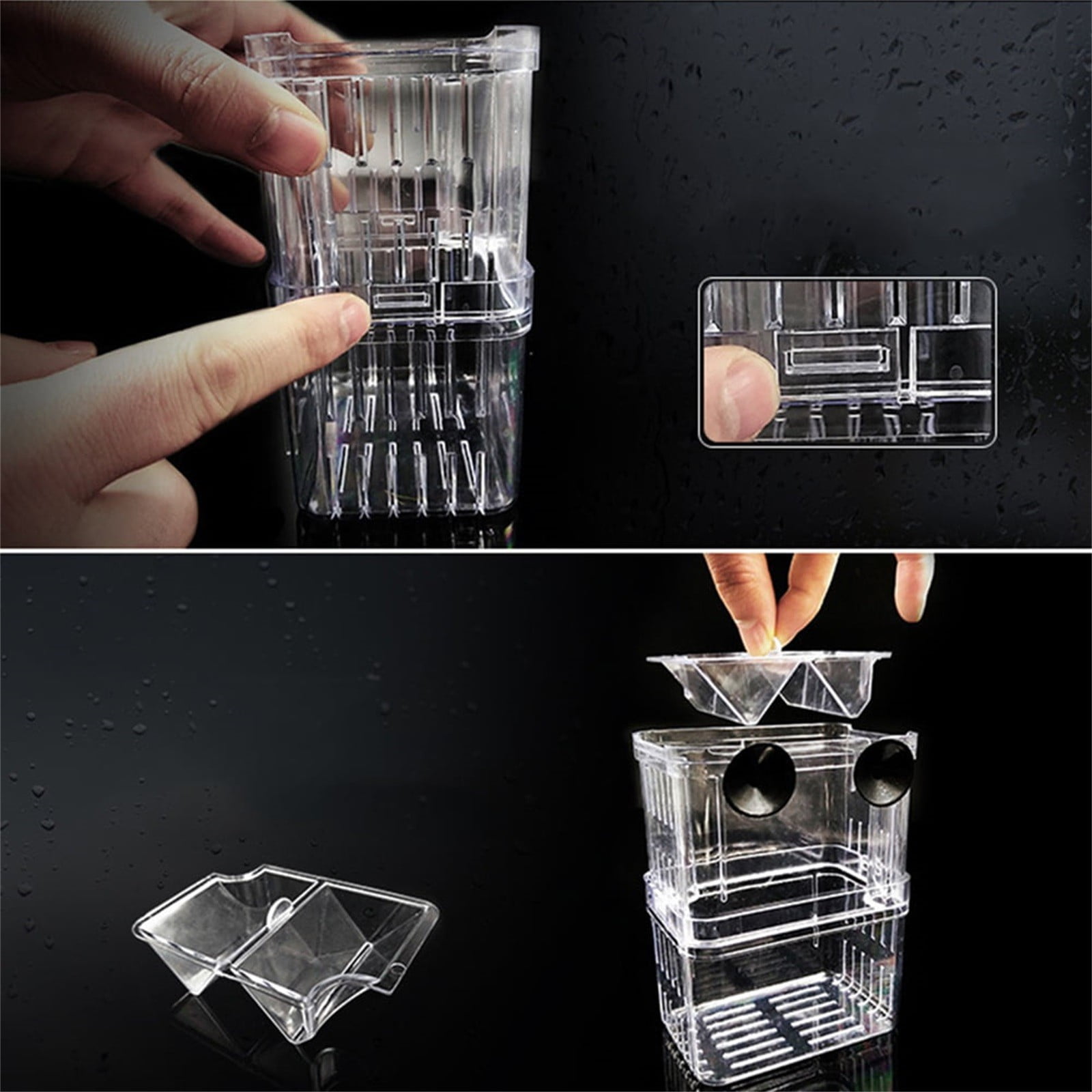 SWSUSN Breeding Box for Fish Tank, Aquarium Hatchery Incubator Breeder Box, Isolation Divider Hatching Boxes for Small Baby Fishes Shrimp Clownfish and Guppy 9 3460bb76 a0c6 4d1a 83dc 0599c83ce5a9.3d2dc256fe6f8420dce0ebd14e3c6561 - supfishing.co.uk